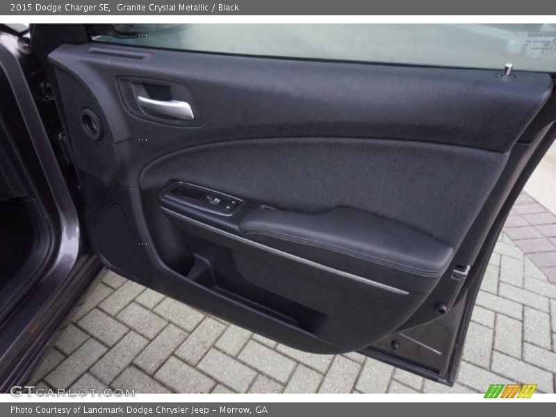 Granite Crystal Metallic / Black 2015 Dodge Charger SE