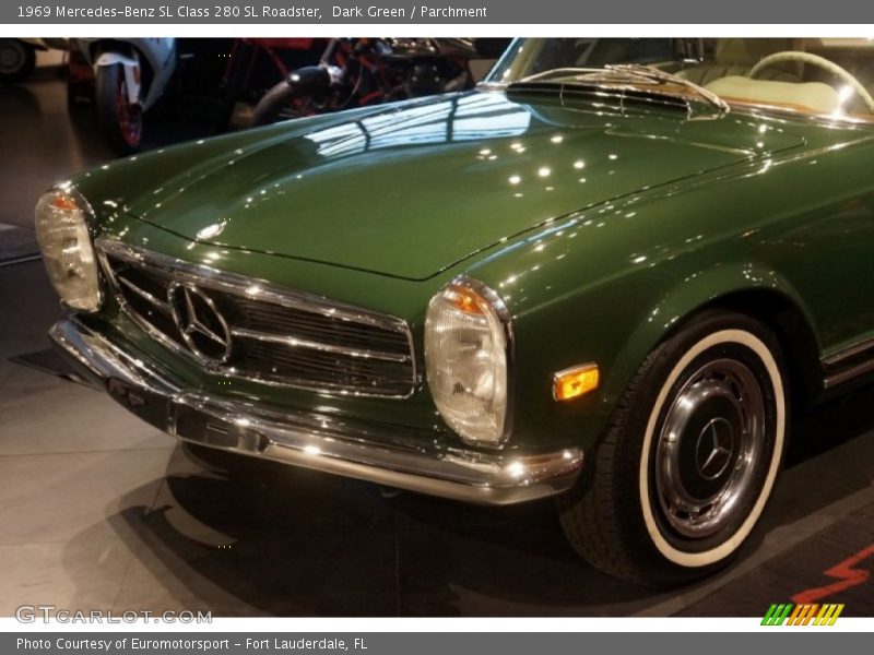 Dark Green / Parchment 1969 Mercedes-Benz SL Class 280 SL Roadster