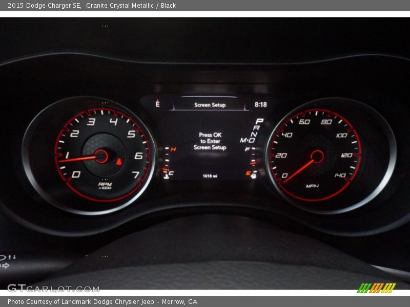 Granite Crystal Metallic / Black 2015 Dodge Charger SE