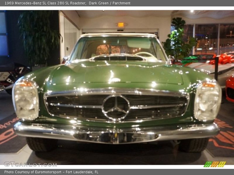 Dark Green / Parchment 1969 Mercedes-Benz SL Class 280 SL Roadster