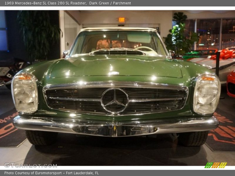 Dark Green / Parchment 1969 Mercedes-Benz SL Class 280 SL Roadster