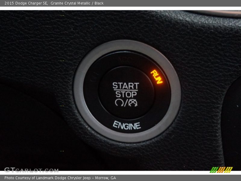 Granite Crystal Metallic / Black 2015 Dodge Charger SE