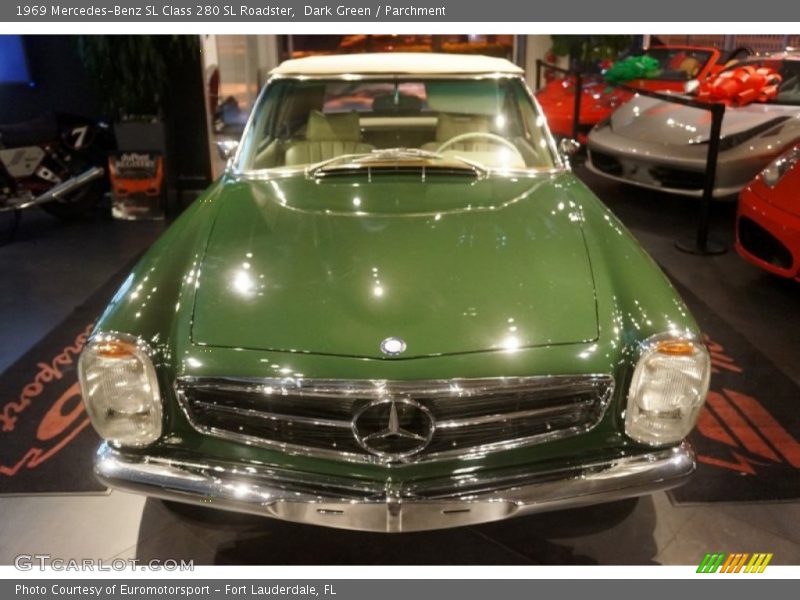 Dark Green / Parchment 1969 Mercedes-Benz SL Class 280 SL Roadster