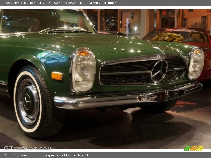 Dark Green / Parchment 1969 Mercedes-Benz SL Class 280 SL Roadster
