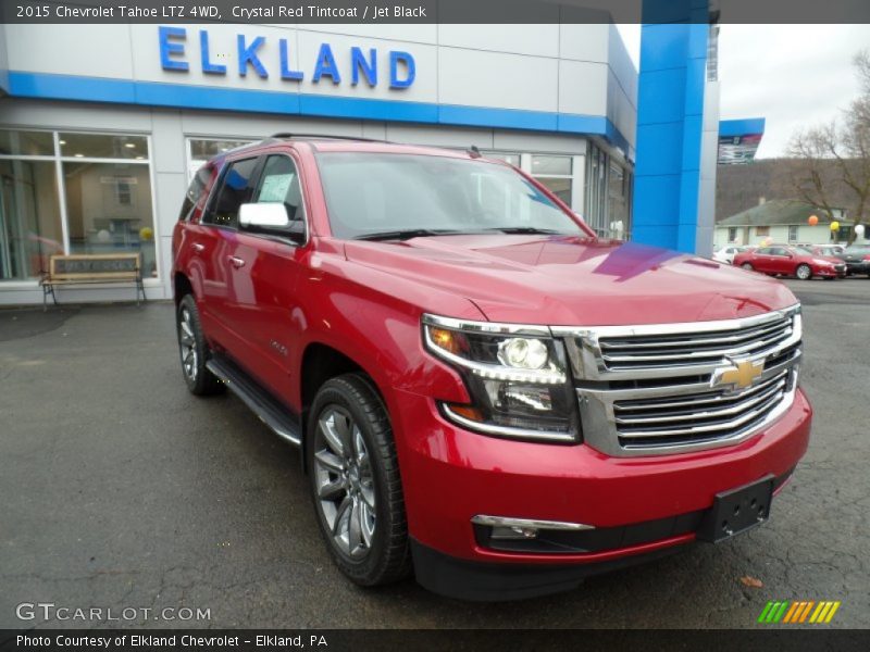 Crystal Red Tintcoat / Jet Black 2015 Chevrolet Tahoe LTZ 4WD