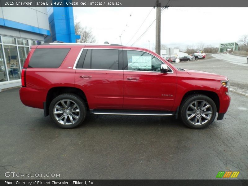 Crystal Red Tintcoat / Jet Black 2015 Chevrolet Tahoe LTZ 4WD