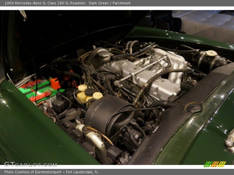Dark Green / Parchment 1969 Mercedes-Benz SL Class 280 SL Roadster