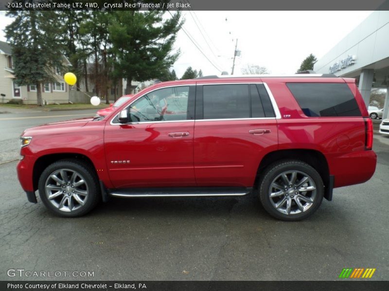 Crystal Red Tintcoat / Jet Black 2015 Chevrolet Tahoe LTZ 4WD