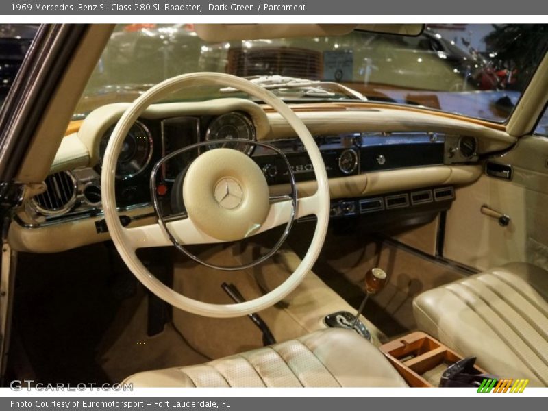 Dark Green / Parchment 1969 Mercedes-Benz SL Class 280 SL Roadster