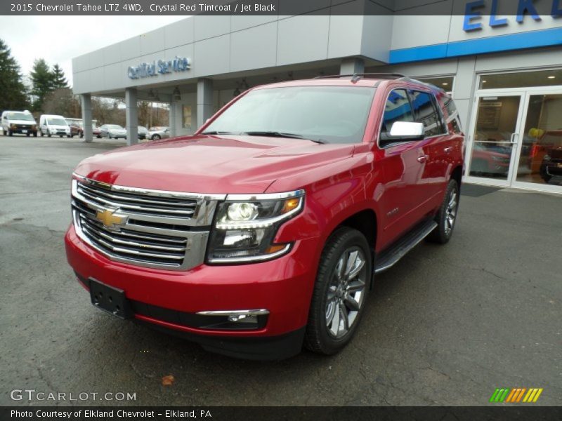 Crystal Red Tintcoat / Jet Black 2015 Chevrolet Tahoe LTZ 4WD