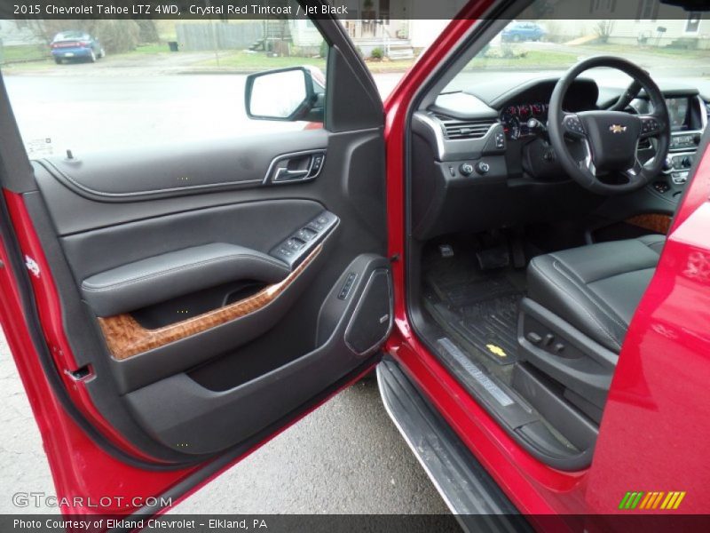 Crystal Red Tintcoat / Jet Black 2015 Chevrolet Tahoe LTZ 4WD