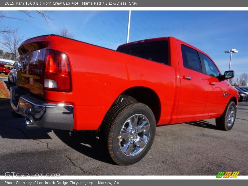  2015 1500 Big Horn Crew Cab 4x4 Flame Red