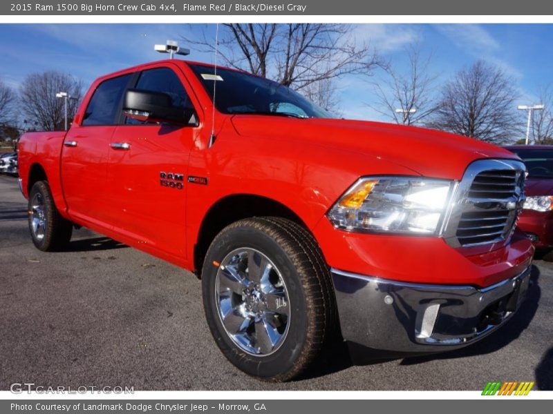 Front 3/4 View of 2015 1500 Big Horn Crew Cab 4x4