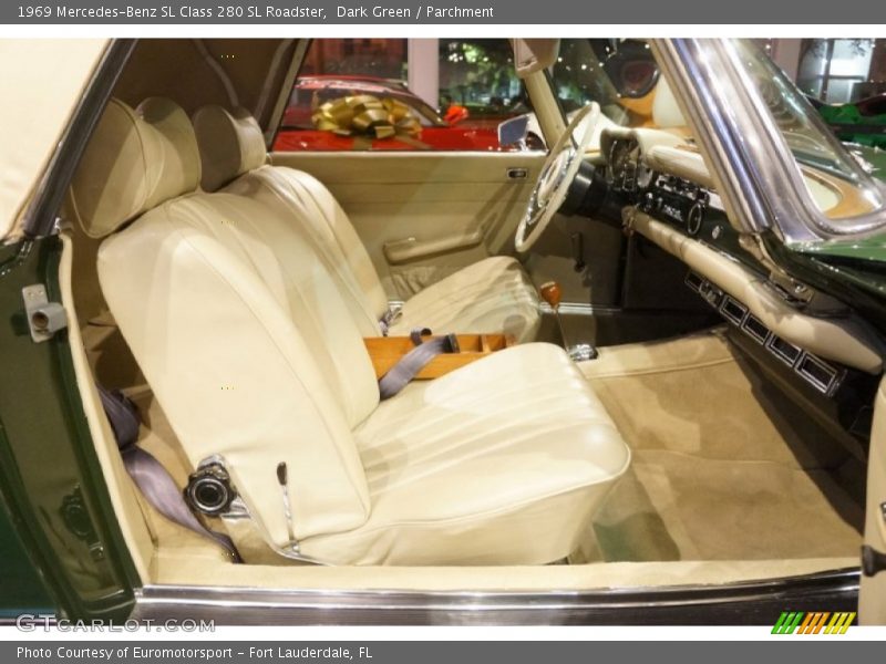 Dark Green / Parchment 1969 Mercedes-Benz SL Class 280 SL Roadster