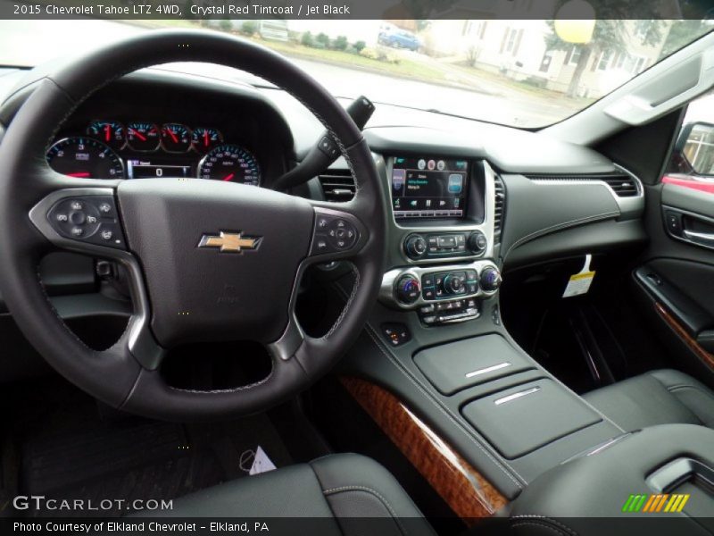 Crystal Red Tintcoat / Jet Black 2015 Chevrolet Tahoe LTZ 4WD