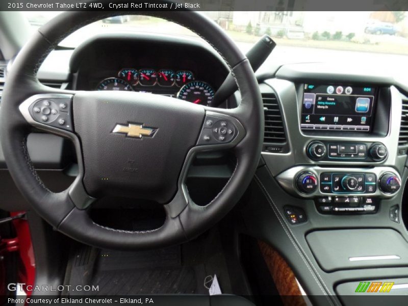 Crystal Red Tintcoat / Jet Black 2015 Chevrolet Tahoe LTZ 4WD