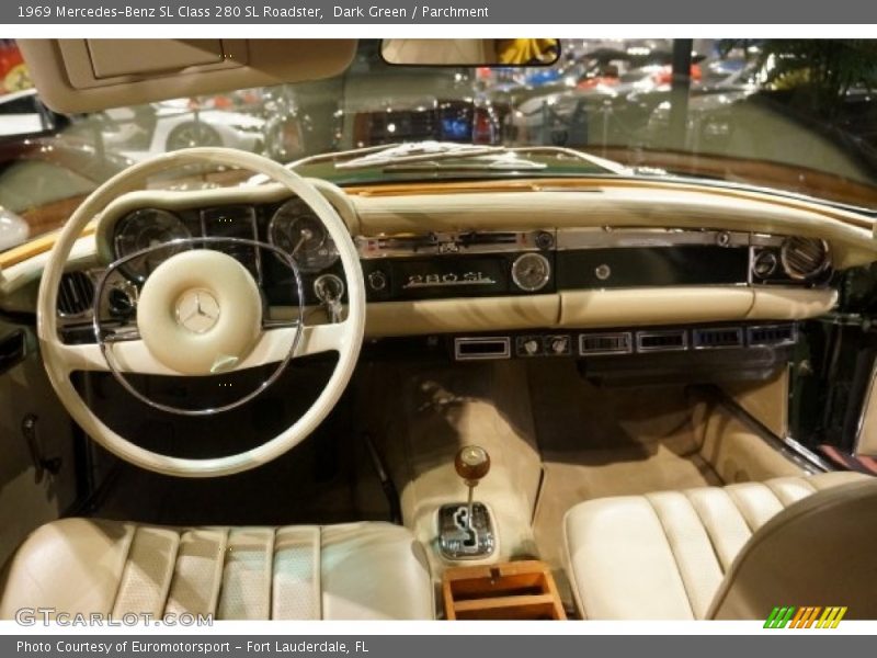 Dark Green / Parchment 1969 Mercedes-Benz SL Class 280 SL Roadster