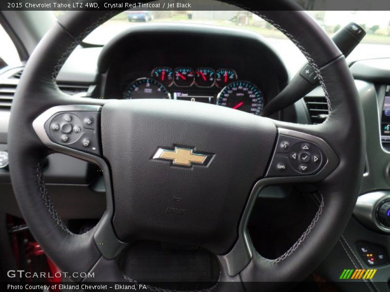 Crystal Red Tintcoat / Jet Black 2015 Chevrolet Tahoe LTZ 4WD