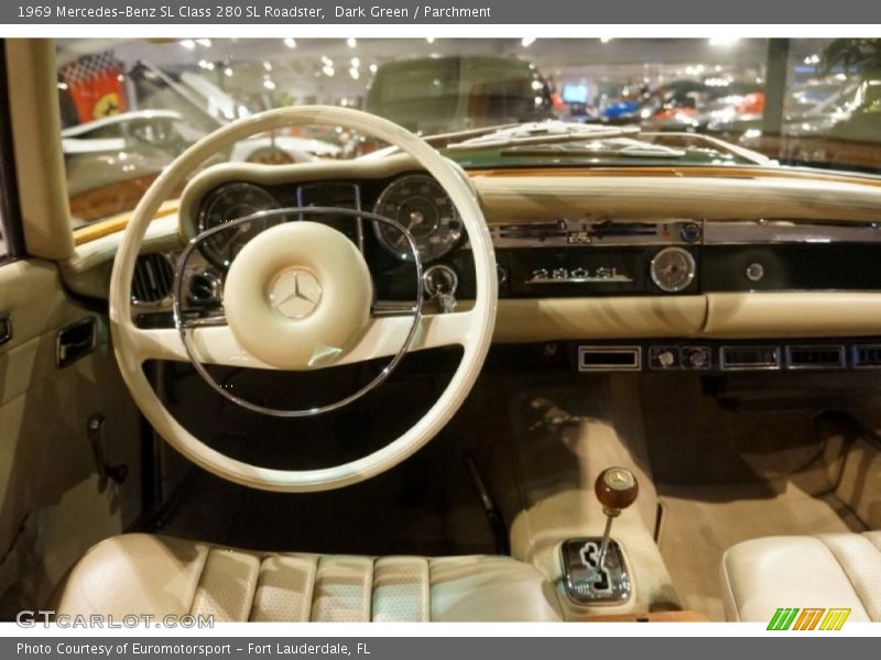 Dark Green / Parchment 1969 Mercedes-Benz SL Class 280 SL Roadster