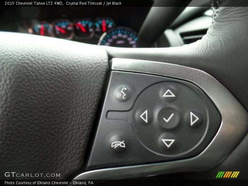 Crystal Red Tintcoat / Jet Black 2015 Chevrolet Tahoe LTZ 4WD