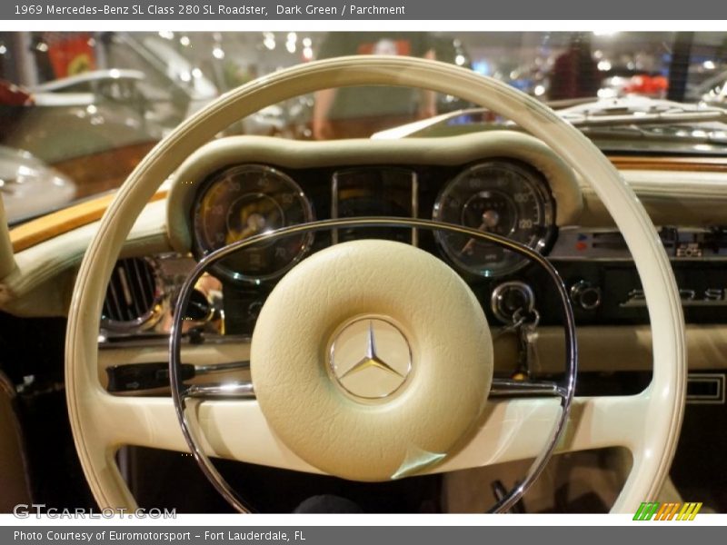 Dark Green / Parchment 1969 Mercedes-Benz SL Class 280 SL Roadster