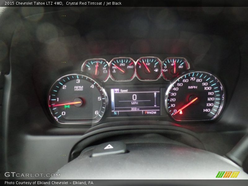 Crystal Red Tintcoat / Jet Black 2015 Chevrolet Tahoe LTZ 4WD