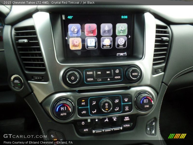 Crystal Red Tintcoat / Jet Black 2015 Chevrolet Tahoe LTZ 4WD
