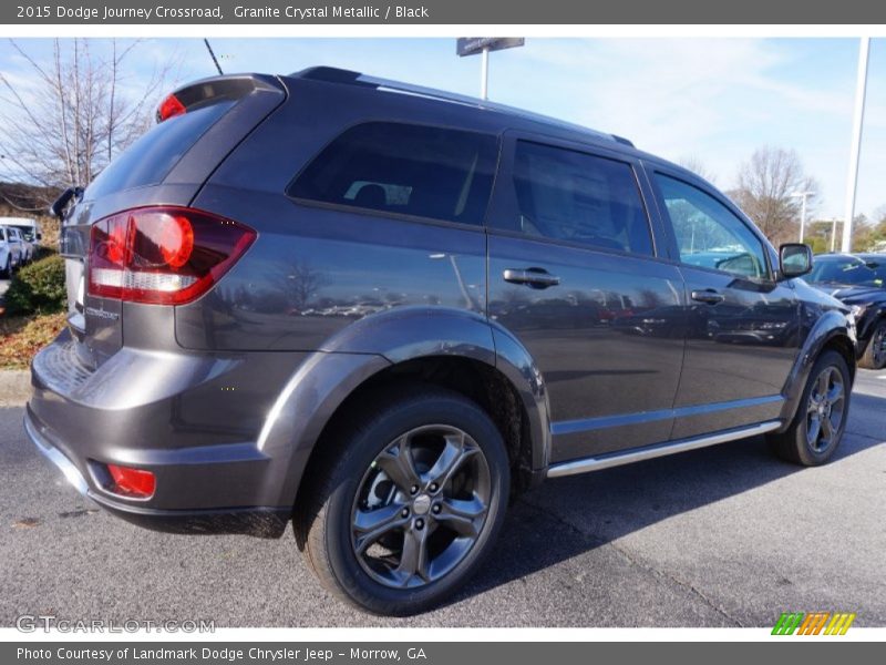 Granite Crystal Metallic / Black 2015 Dodge Journey Crossroad