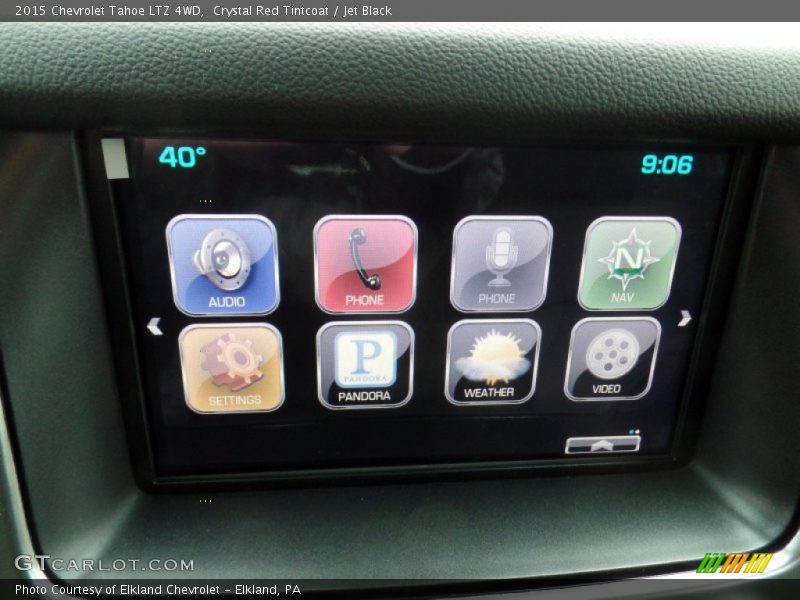 Crystal Red Tintcoat / Jet Black 2015 Chevrolet Tahoe LTZ 4WD