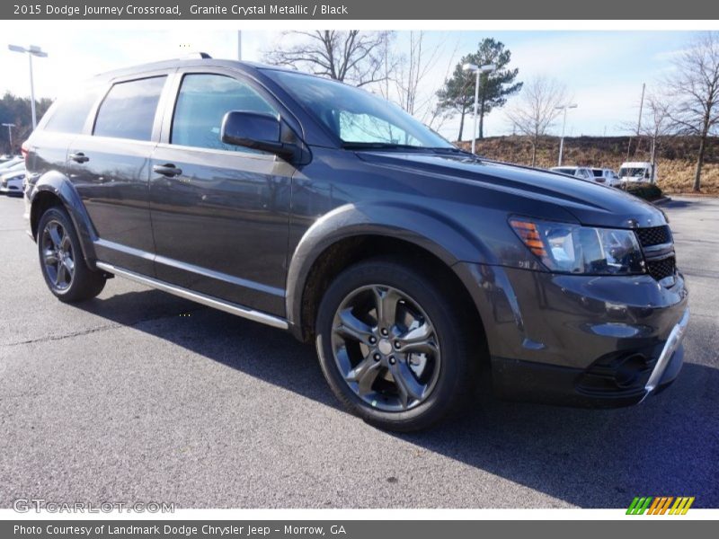 Granite Crystal Metallic / Black 2015 Dodge Journey Crossroad