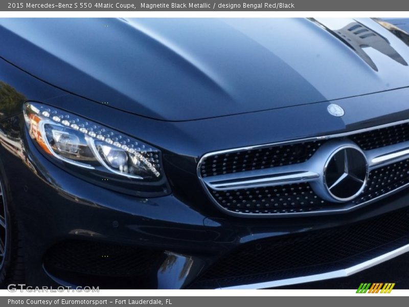 Magnetite Black Metallic / designo Bengal Red/Black 2015 Mercedes-Benz S 550 4Matic Coupe