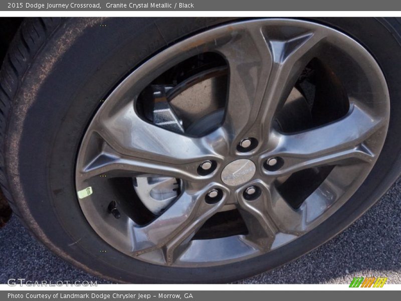 Granite Crystal Metallic / Black 2015 Dodge Journey Crossroad