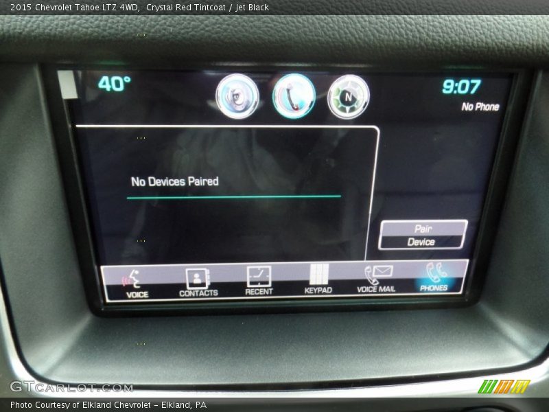 Crystal Red Tintcoat / Jet Black 2015 Chevrolet Tahoe LTZ 4WD