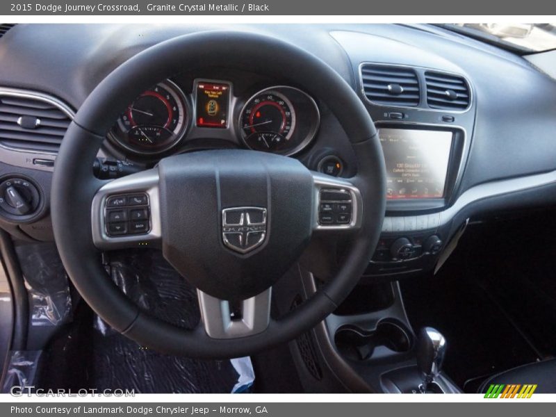 Granite Crystal Metallic / Black 2015 Dodge Journey Crossroad