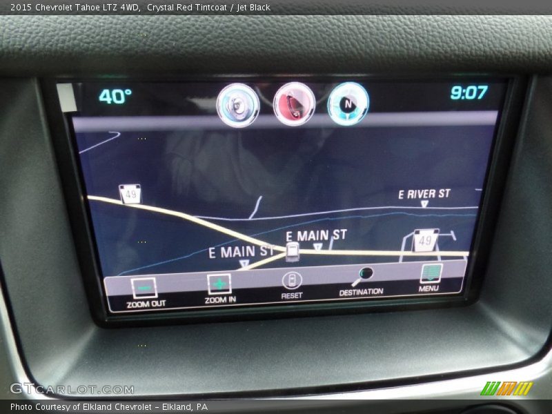 Crystal Red Tintcoat / Jet Black 2015 Chevrolet Tahoe LTZ 4WD