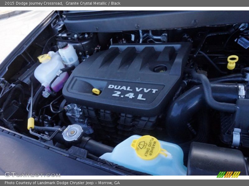 Granite Crystal Metallic / Black 2015 Dodge Journey Crossroad