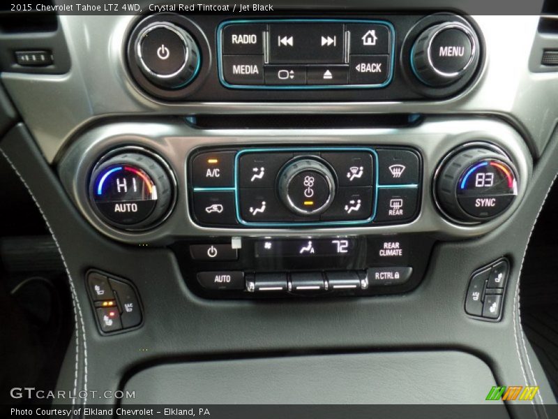 Crystal Red Tintcoat / Jet Black 2015 Chevrolet Tahoe LTZ 4WD