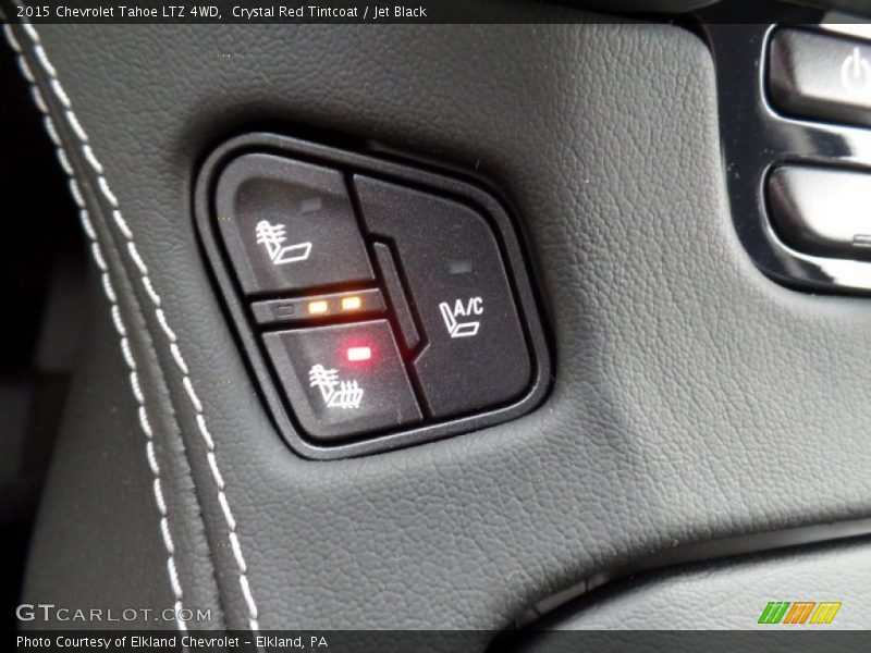 Crystal Red Tintcoat / Jet Black 2015 Chevrolet Tahoe LTZ 4WD