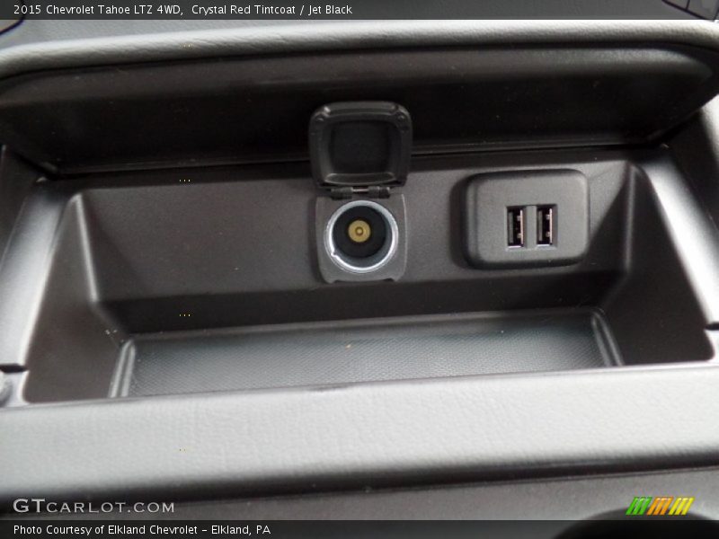 Crystal Red Tintcoat / Jet Black 2015 Chevrolet Tahoe LTZ 4WD