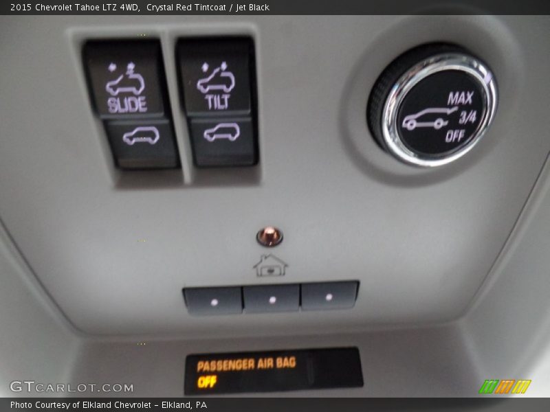 Crystal Red Tintcoat / Jet Black 2015 Chevrolet Tahoe LTZ 4WD