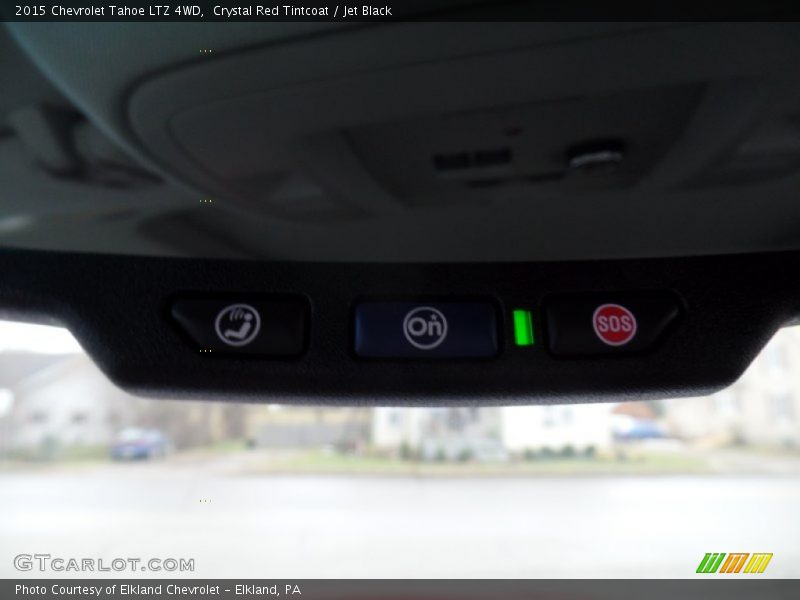Crystal Red Tintcoat / Jet Black 2015 Chevrolet Tahoe LTZ 4WD