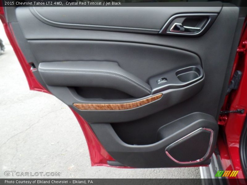 Crystal Red Tintcoat / Jet Black 2015 Chevrolet Tahoe LTZ 4WD