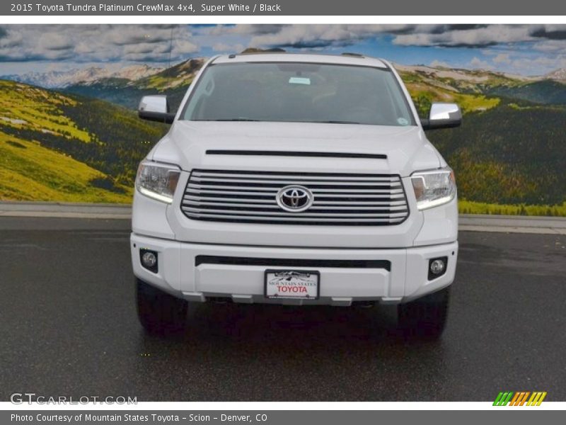 Super White / Black 2015 Toyota Tundra Platinum CrewMax 4x4