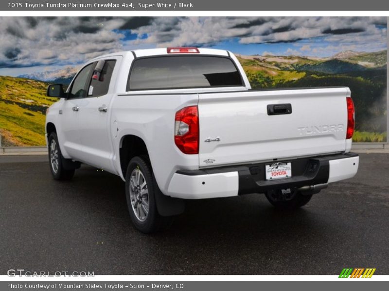 Super White / Black 2015 Toyota Tundra Platinum CrewMax 4x4