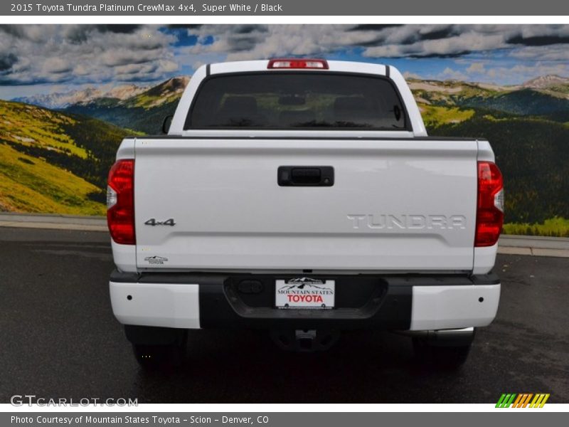 Super White / Black 2015 Toyota Tundra Platinum CrewMax 4x4