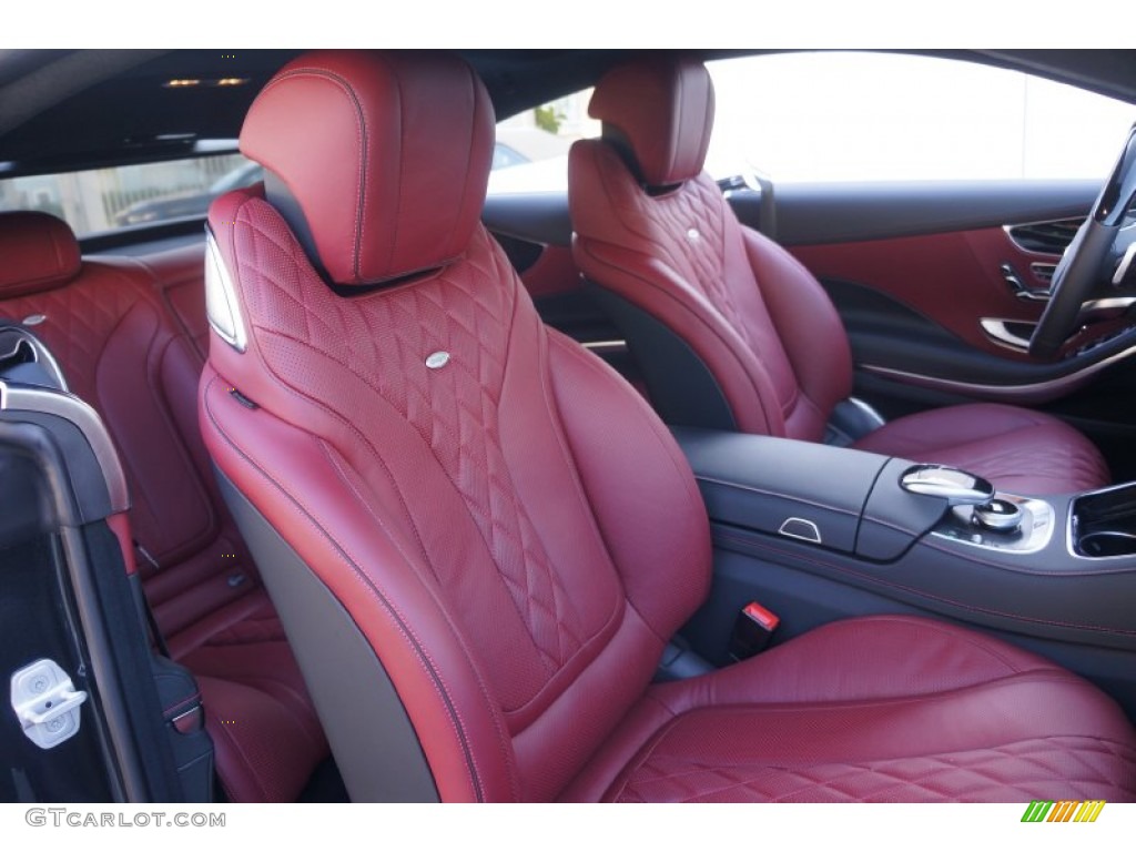 designo Bengal Red/Black Interior 2015 Mercedes-Benz S 550 4Matic Coupe Photo #100000017