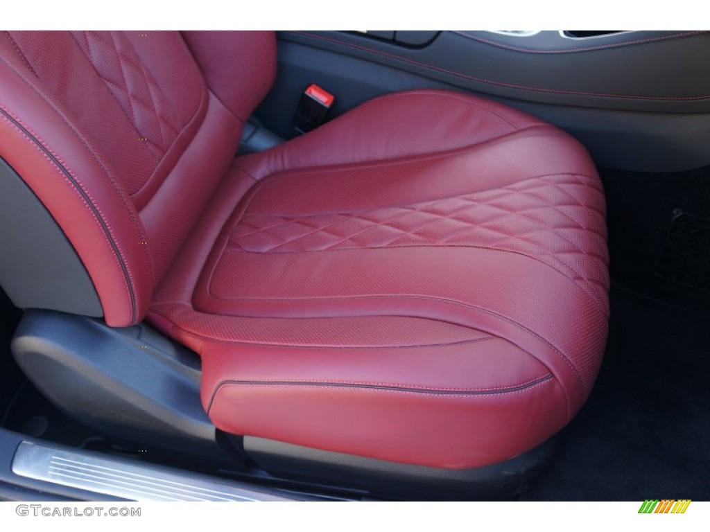 designo Bengal Red/Black Interior 2015 Mercedes-Benz S 550 4Matic Coupe Photo #100000036