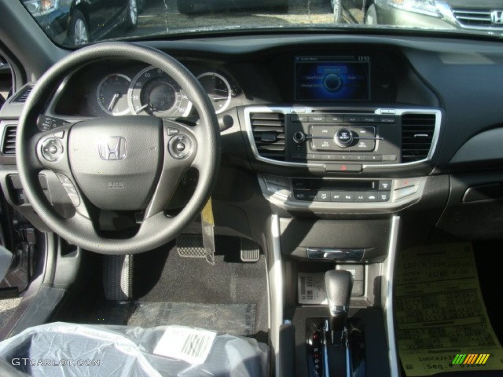 2015 Accord LX Sedan - Modern Steel Metallic / Black photo #4