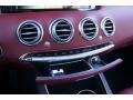 2015 Mercedes-Benz S designo Bengal Red/Black Interior Controls Photo