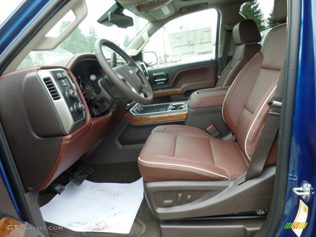 High Country Saddle Interior 2015 Chevrolet Silverado 2500HD High Country Crew Cab 4x4 Photo #100001170